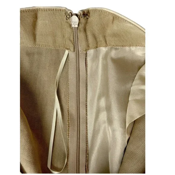 La Ligne Women's Size 10 Lizzie Side Viscose Linen Silk Pant Khaki NWT - Picture 6 of 9